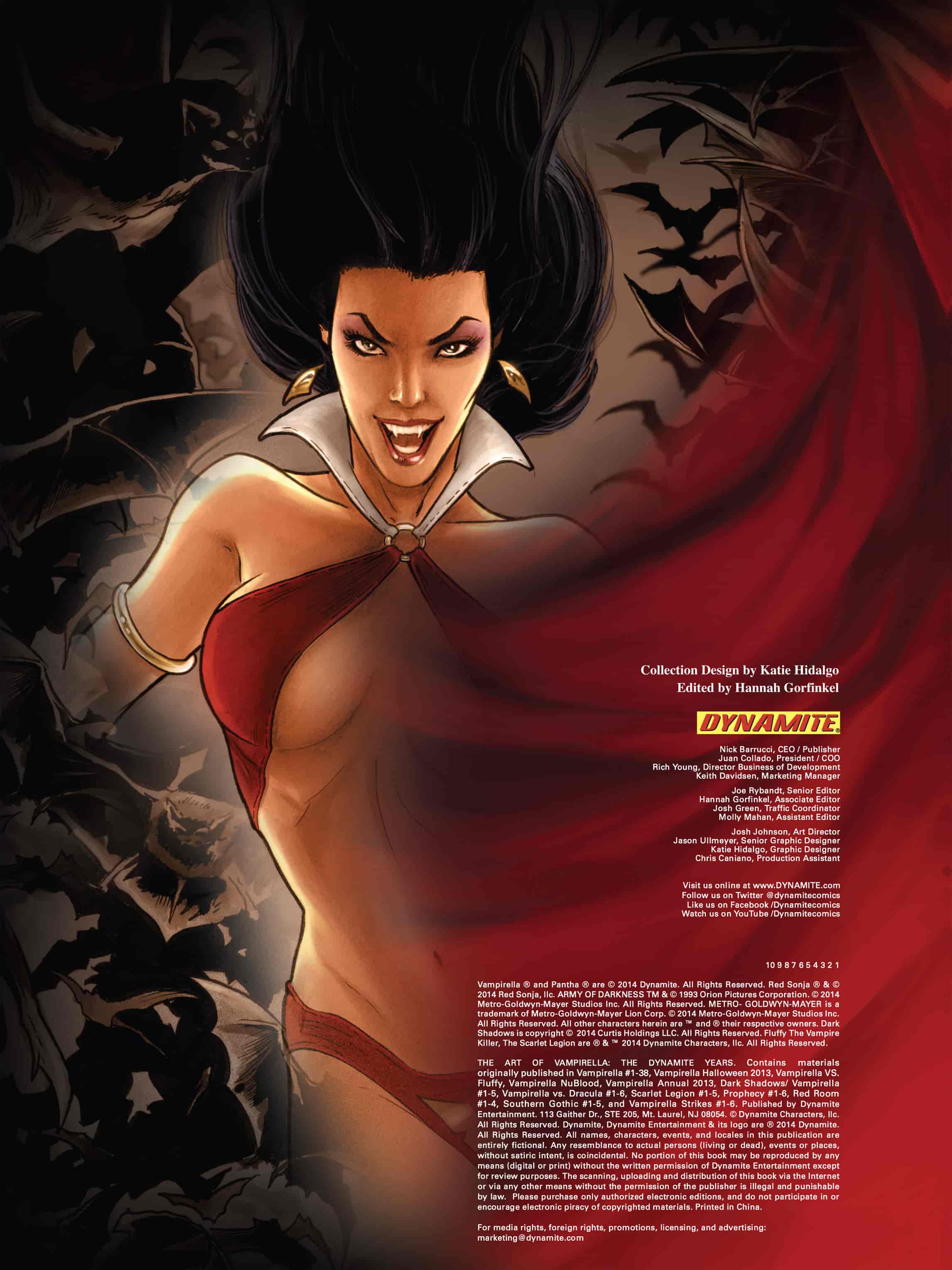 The Art of Vampirella - The Dynamite Year[250P]