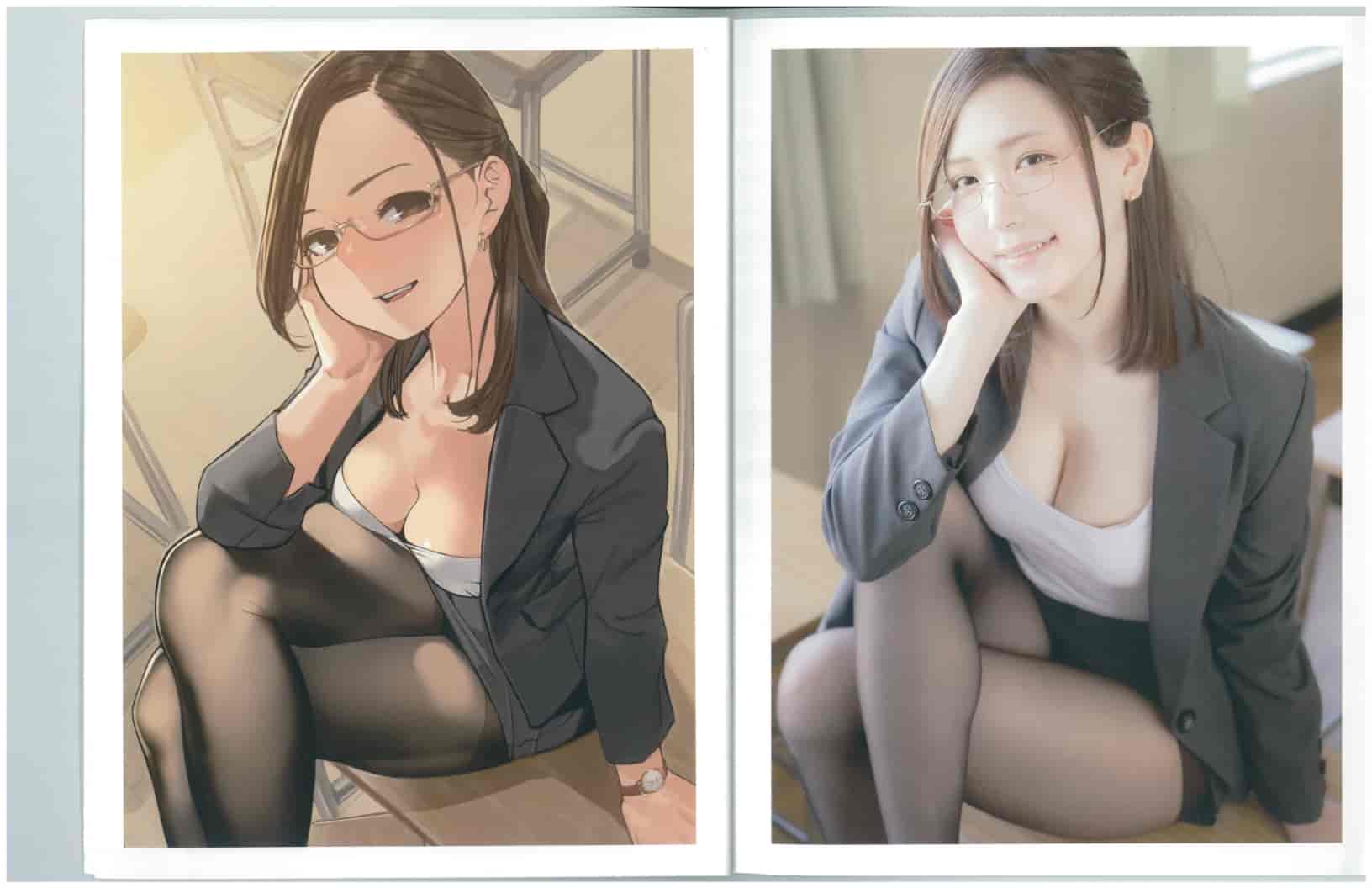 よむ書店(よむ)よむタイツ セピア[28P]