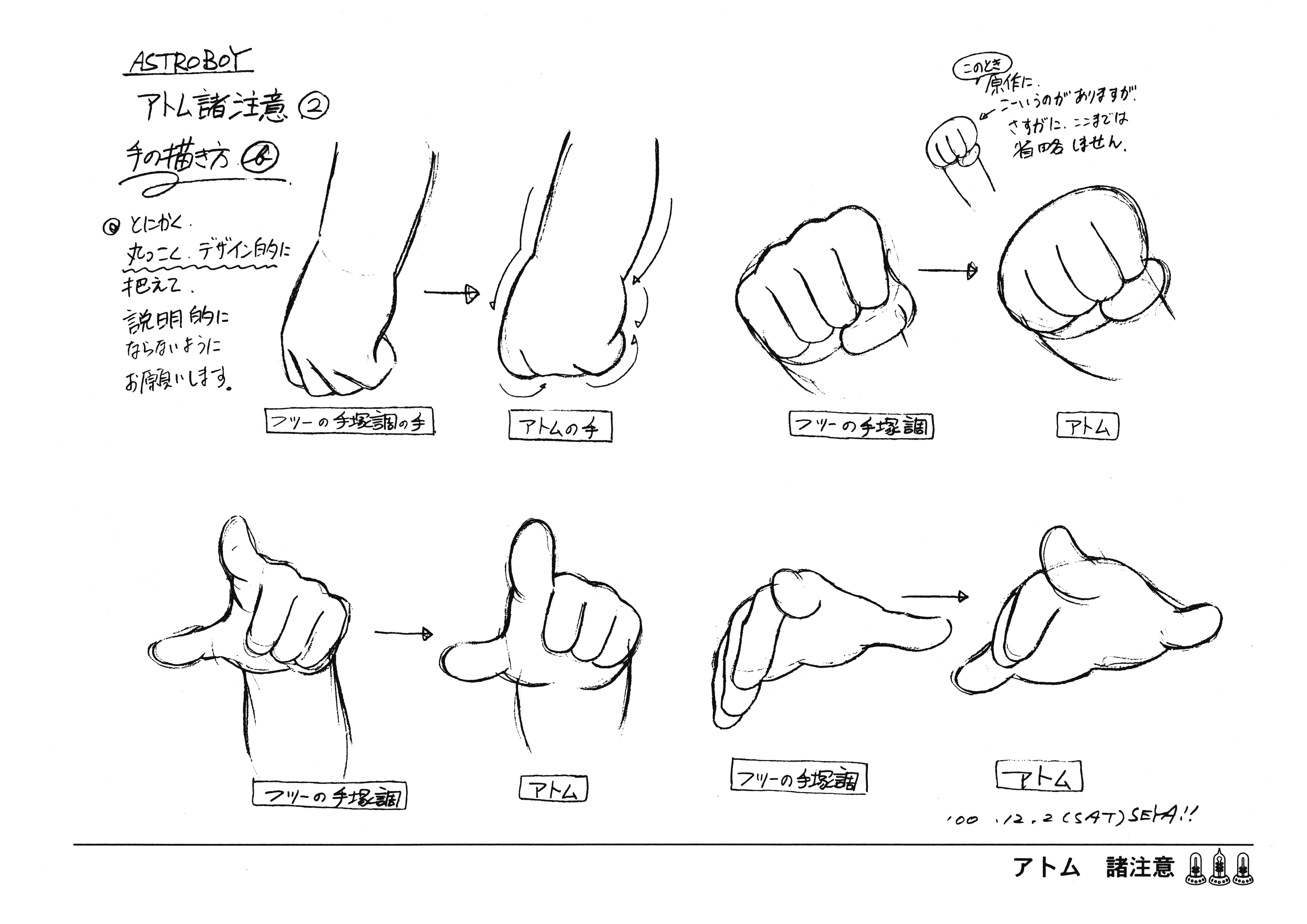 铁臂阿童木03版 动画线稿原画集[80P]