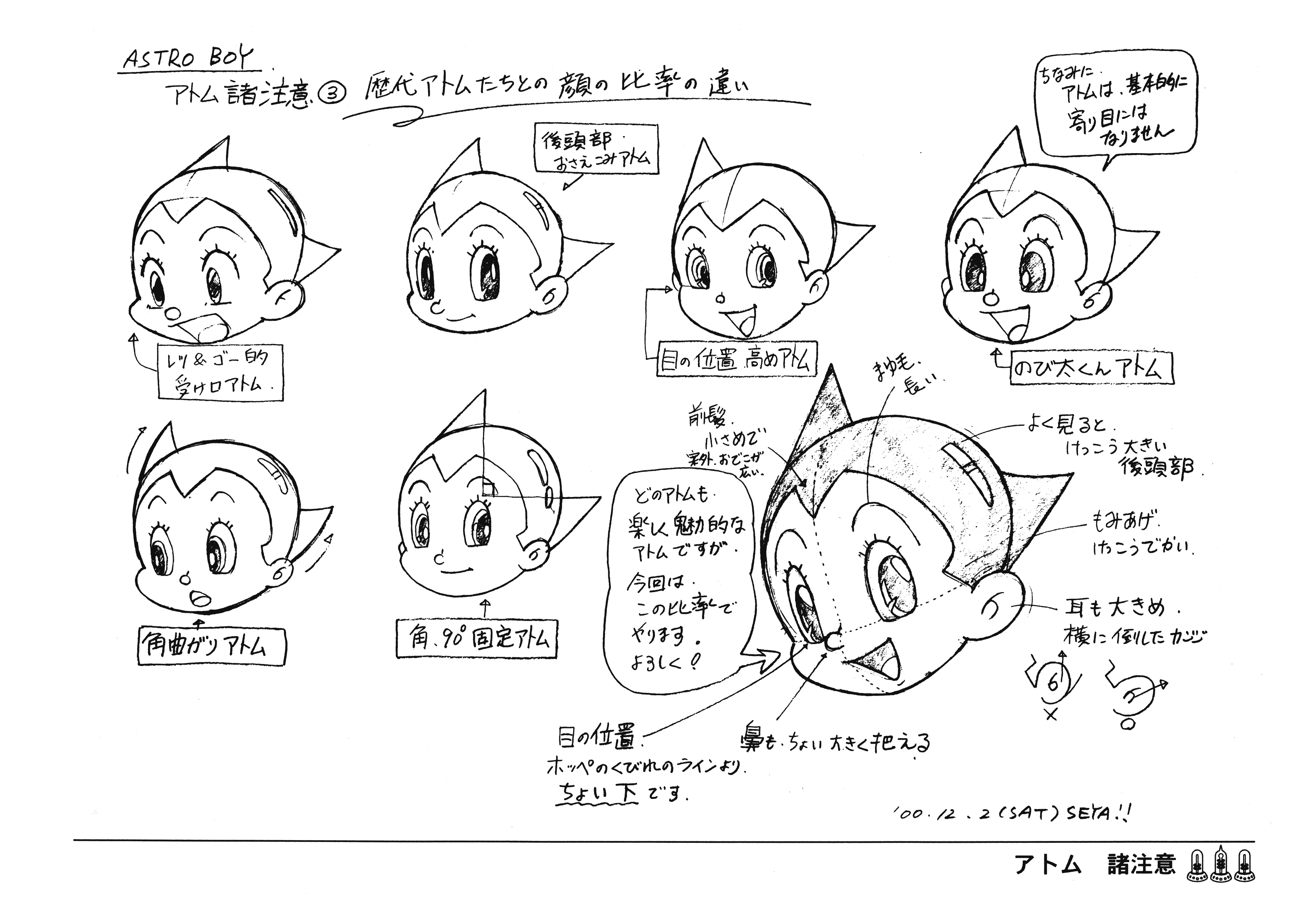 铁臂阿童木03版 动画线稿原画集[80P]