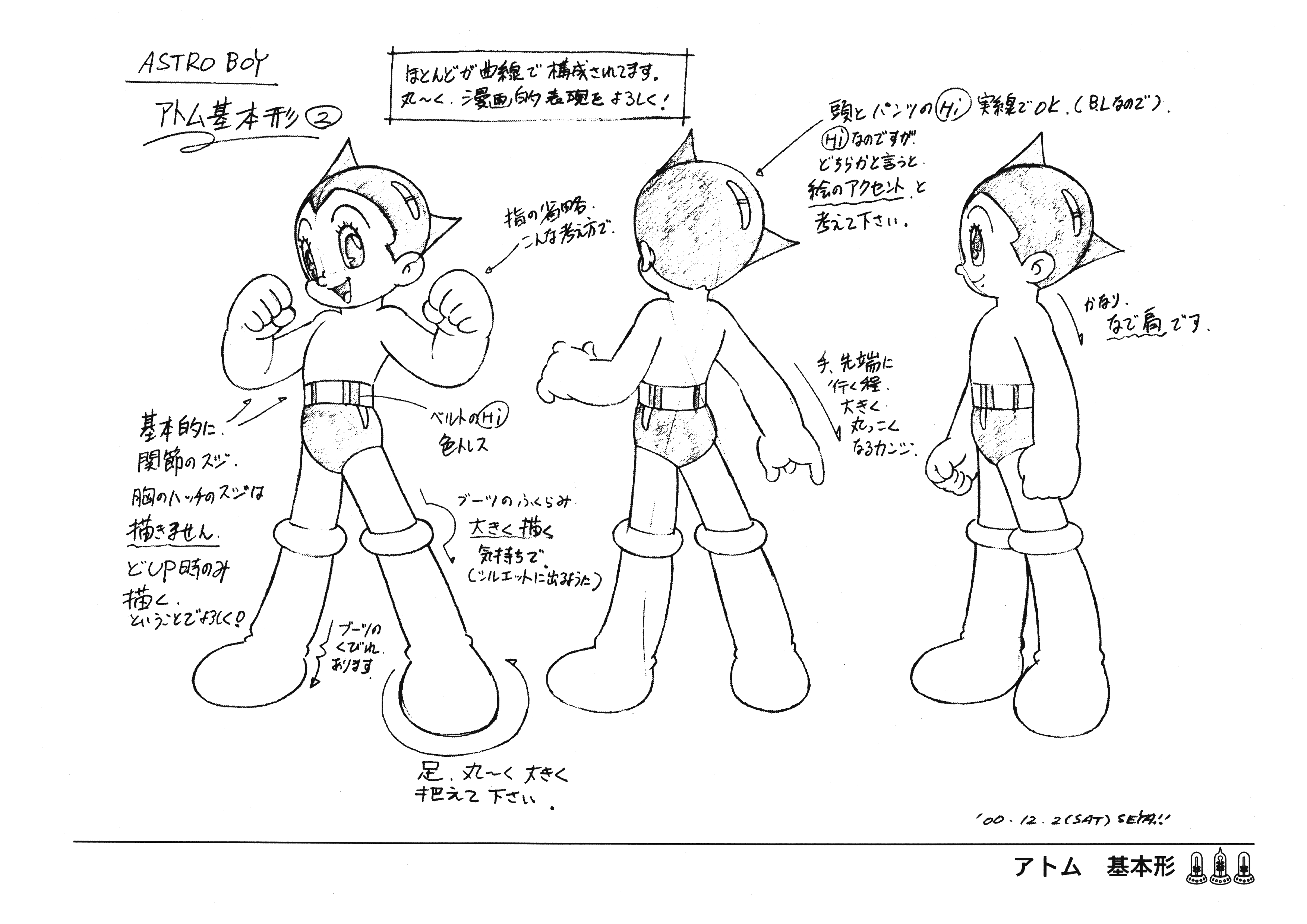 铁臂阿童木03版 动画线稿原画集[80P]
