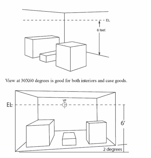 英文透视法:使用网格进行室内设计素描[60P]