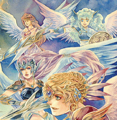 英文漫画魔术:神话幻想人物的绘制与上色[523P]