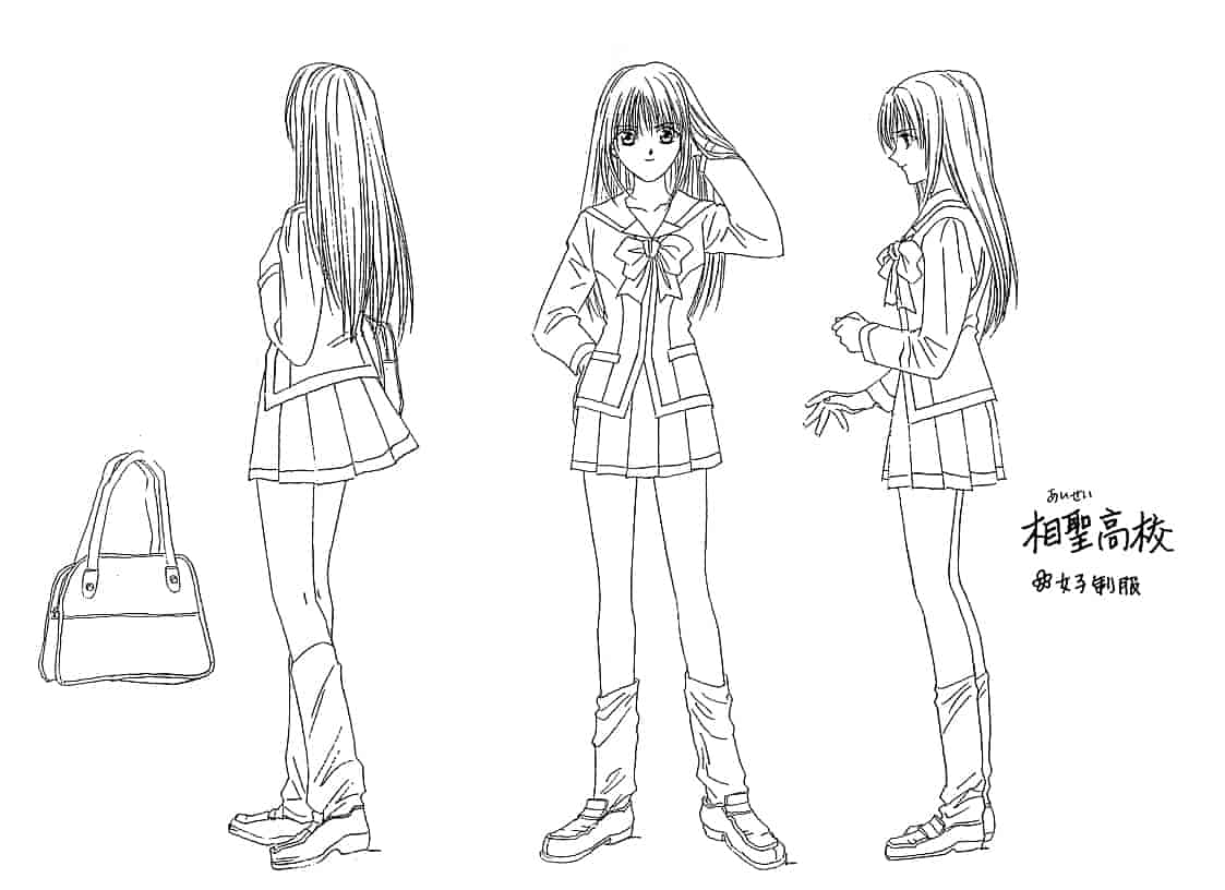 梦幻妖子 动画资料设定线稿集[39P]