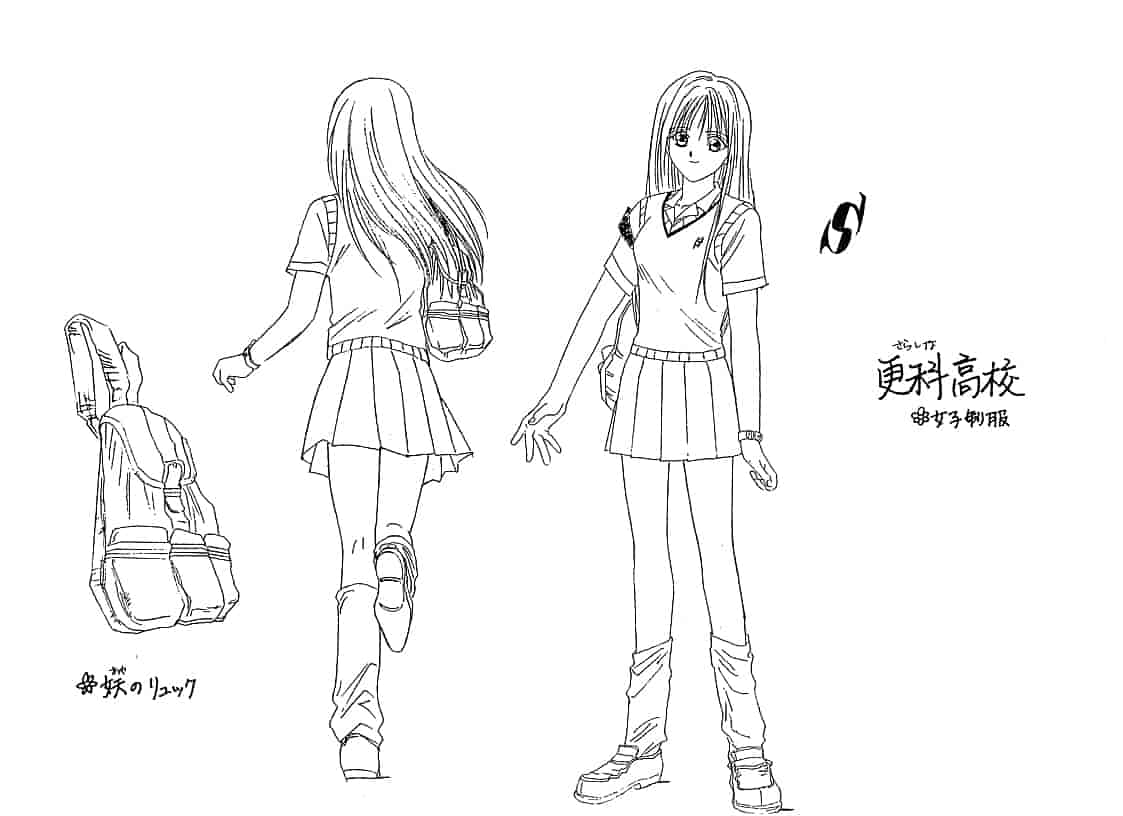 梦幻妖子 动画资料设定线稿集[39P]
