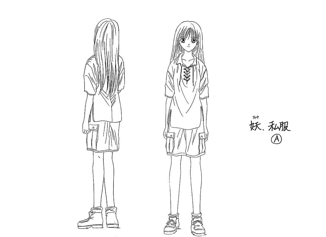 梦幻妖子 动画资料设定线稿集[39P]