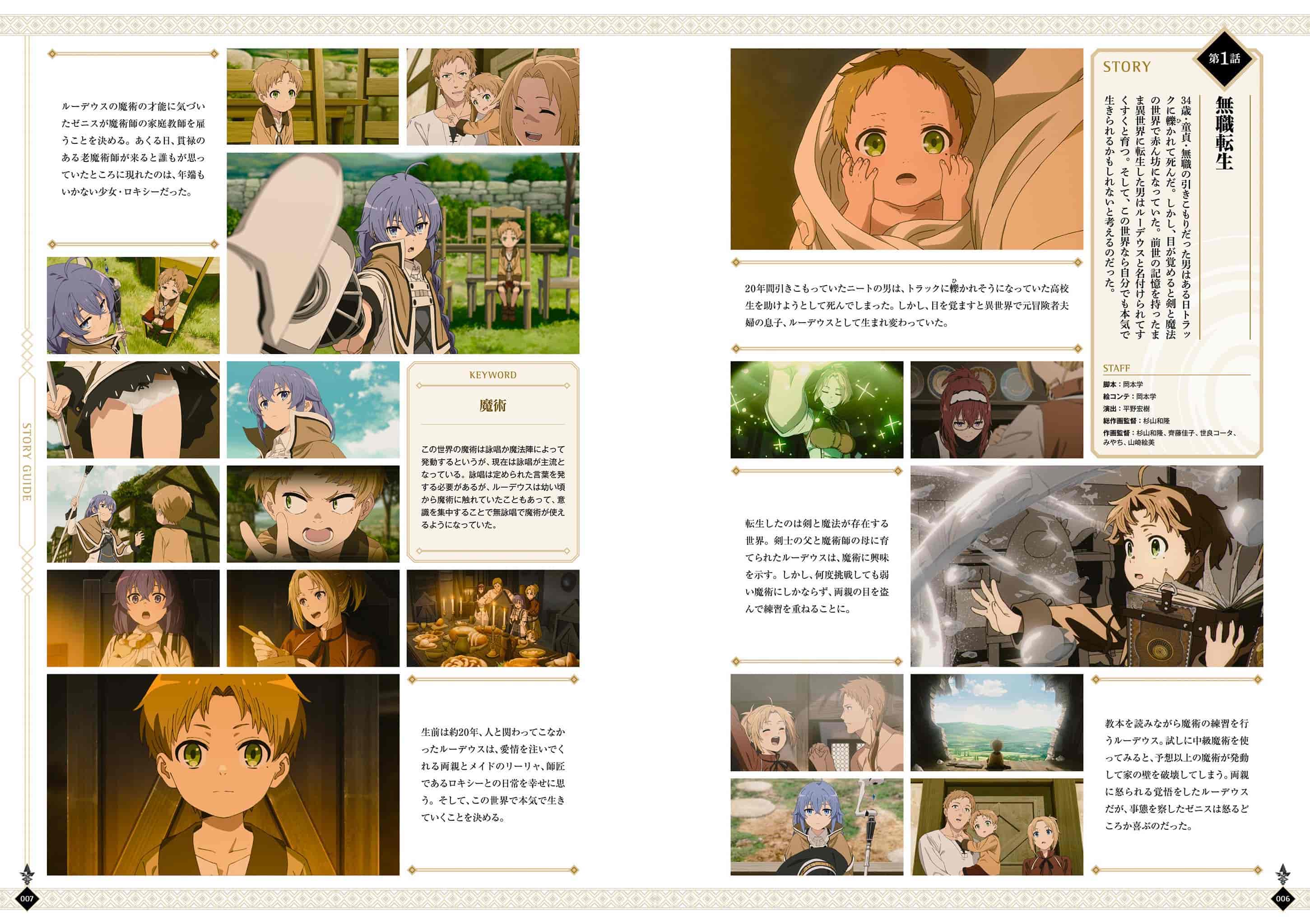 アニメ 無職転生 ~異世界行ったら本気だす~ 完全設定資料集[91P]