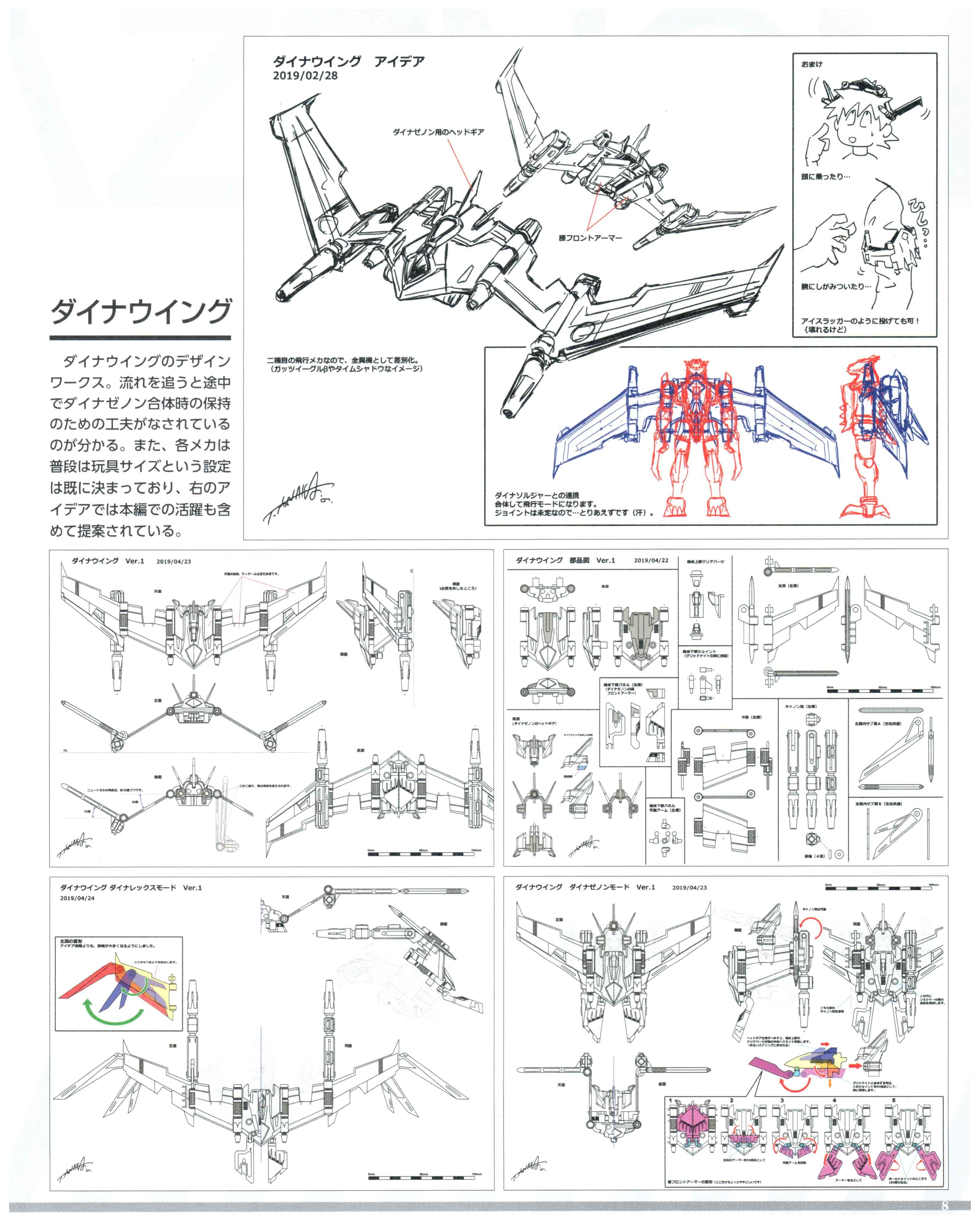 SSSS.DYNAZENON GRIDMAN UNIVERSE CHARACTER CONCEPT DESIGN[133P]