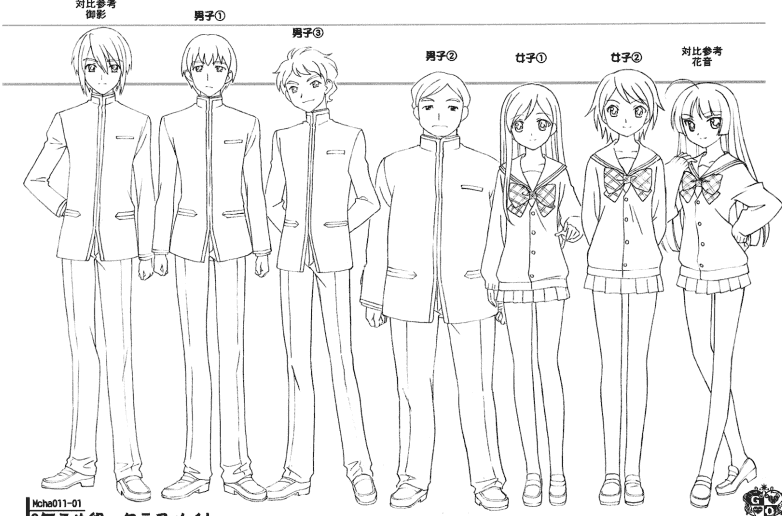 宝石宠物sunshine 动画资料设定线稿集[174P]